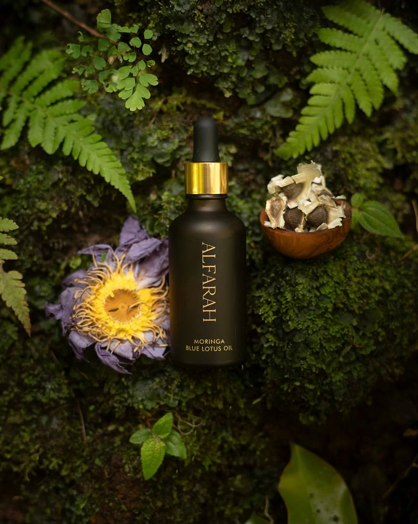 Blue Lotus Infused Moringa Oil