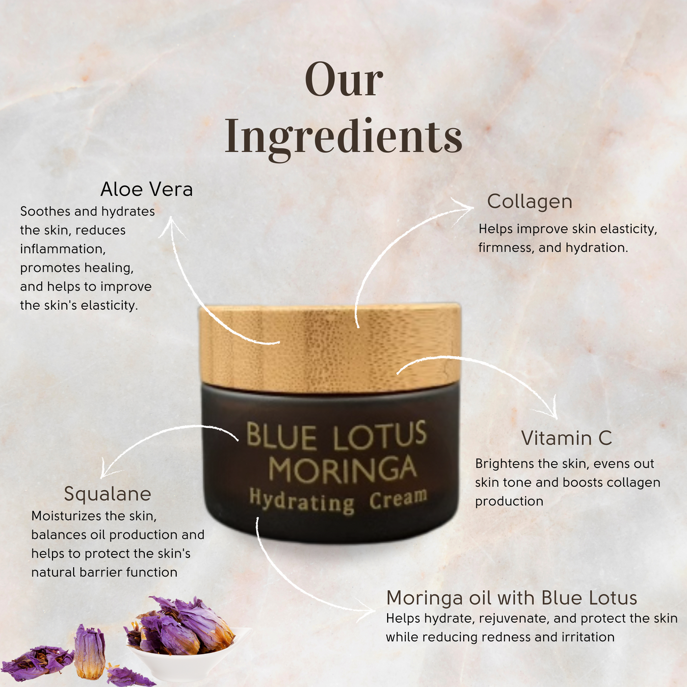 Blue Lotus Moringa Hydrating Cream