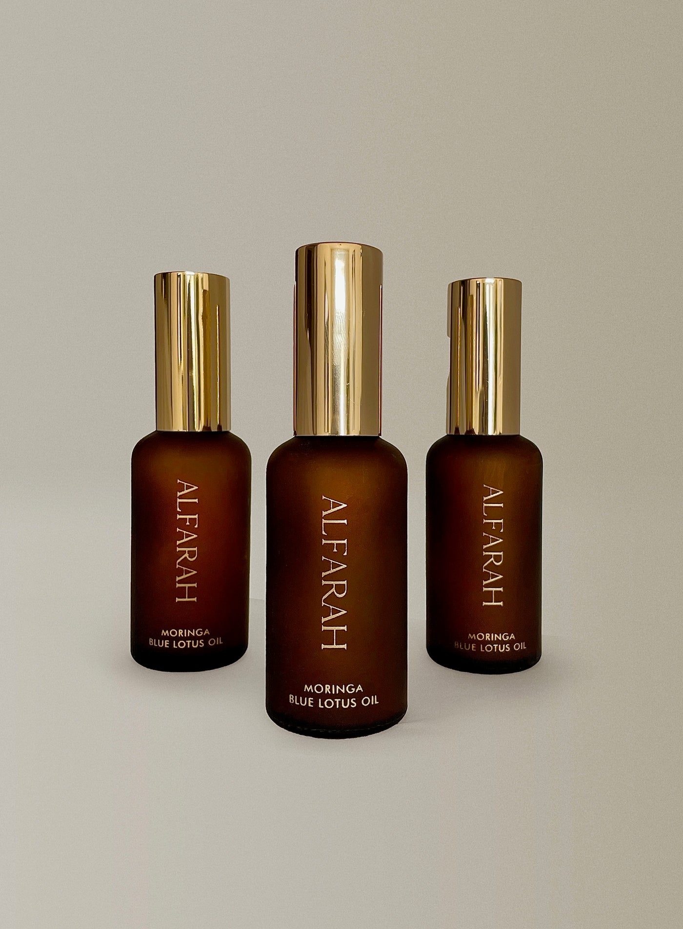 Blue Lotus Infused Moringa Oil Bundle of 3
